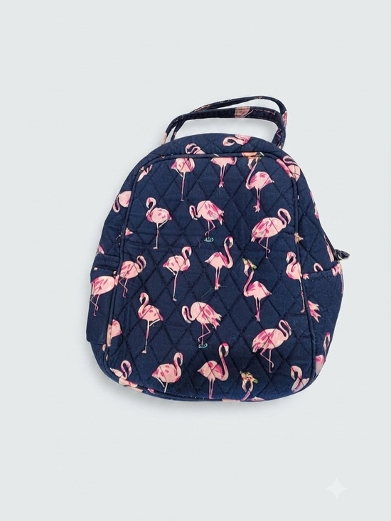 Vera Bradley Handbags - Vera Bradley Navy Flamingo Fiesta Insulated Lunch Bag